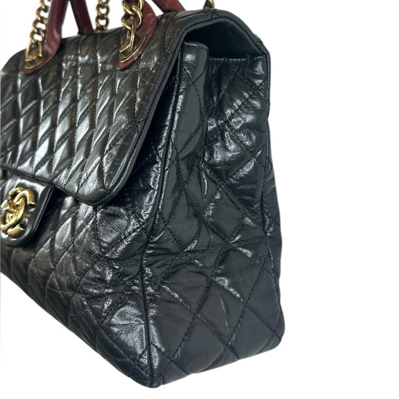 Chanel Paris-Edinburgh Large Castle Rock Shoulder Bag 2013 Karl Lagerfeld - Picture 8 of 16